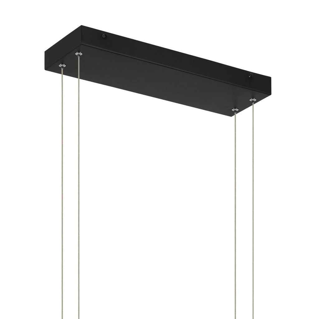 KICHLER 84331MBK Jestin 46 Inch Led Linear Chandelier In Matte Black