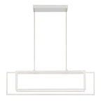 KICHLER 84331WH Jestin 46 Inch Led Linear Chandelier In White