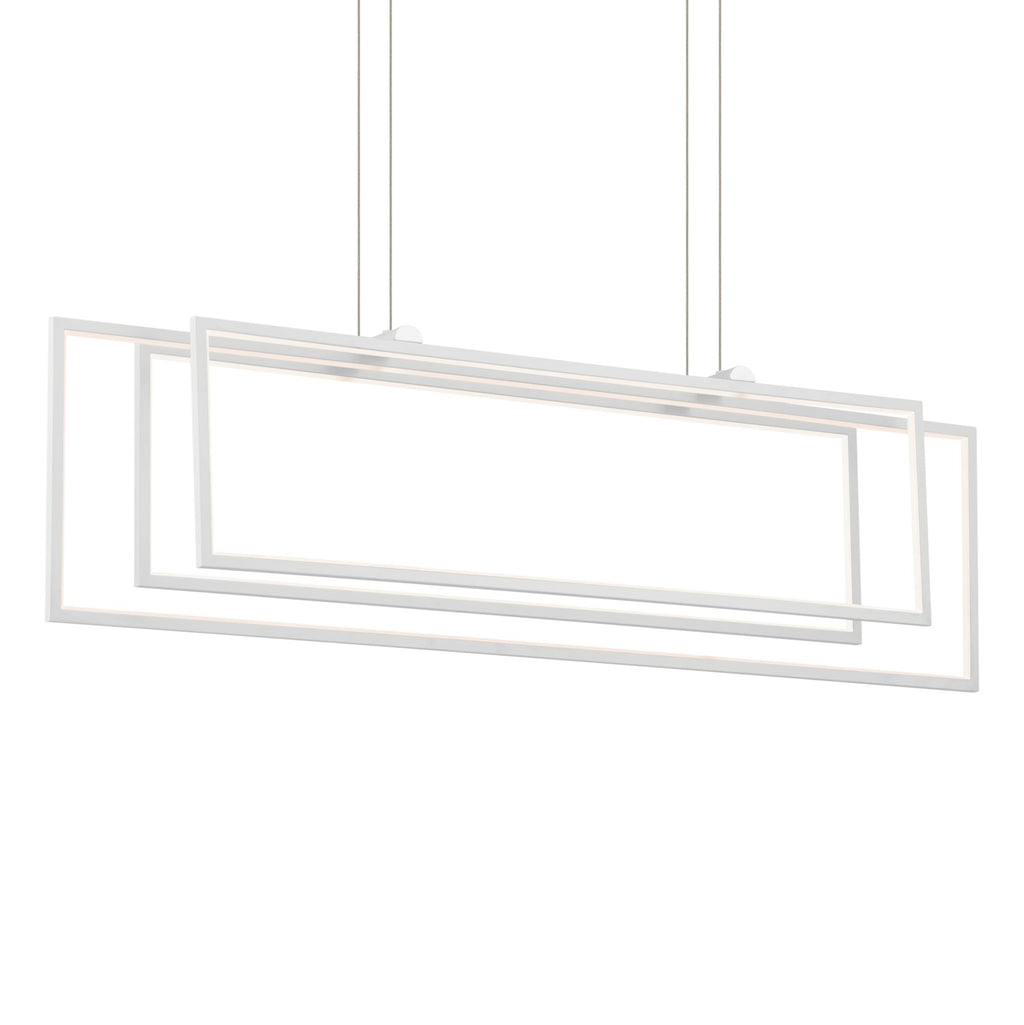 KICHLER 84331WH Jestin 46 Inch Led Linear Chandelier In White