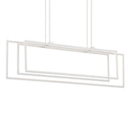 KICHLER 84331WH Jestin 46 Inch Led Linear Chandelier In White