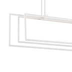 KICHLER 84331WH Jestin 46 Inch Led Linear Chandelier In White
