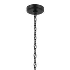 KICHLER 52616BK Winslow 26-Inch 6 Light Chandelier With Clear Seeded Glass In Black