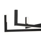 KICHLER 84328MBK Priam 43.75 Inch 6 Light Led Chandelier In Matte Black