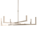 KICHLER 84328PN Priam 43.75 Inch 6 Light Led Chandelier In Polished Nickel