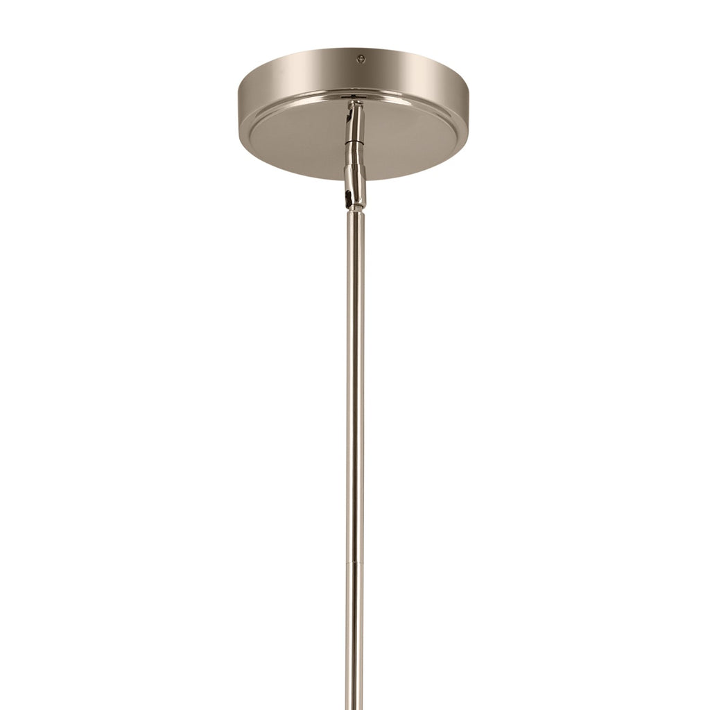 KICHLER 84328PN Priam 43.75 Inch 6 Light Led Chandelier In Polished Nickel