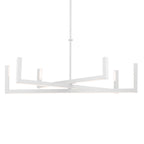 KICHLER 84328WH Priam 43.75 Inch 6 Light Led Chandelier In White