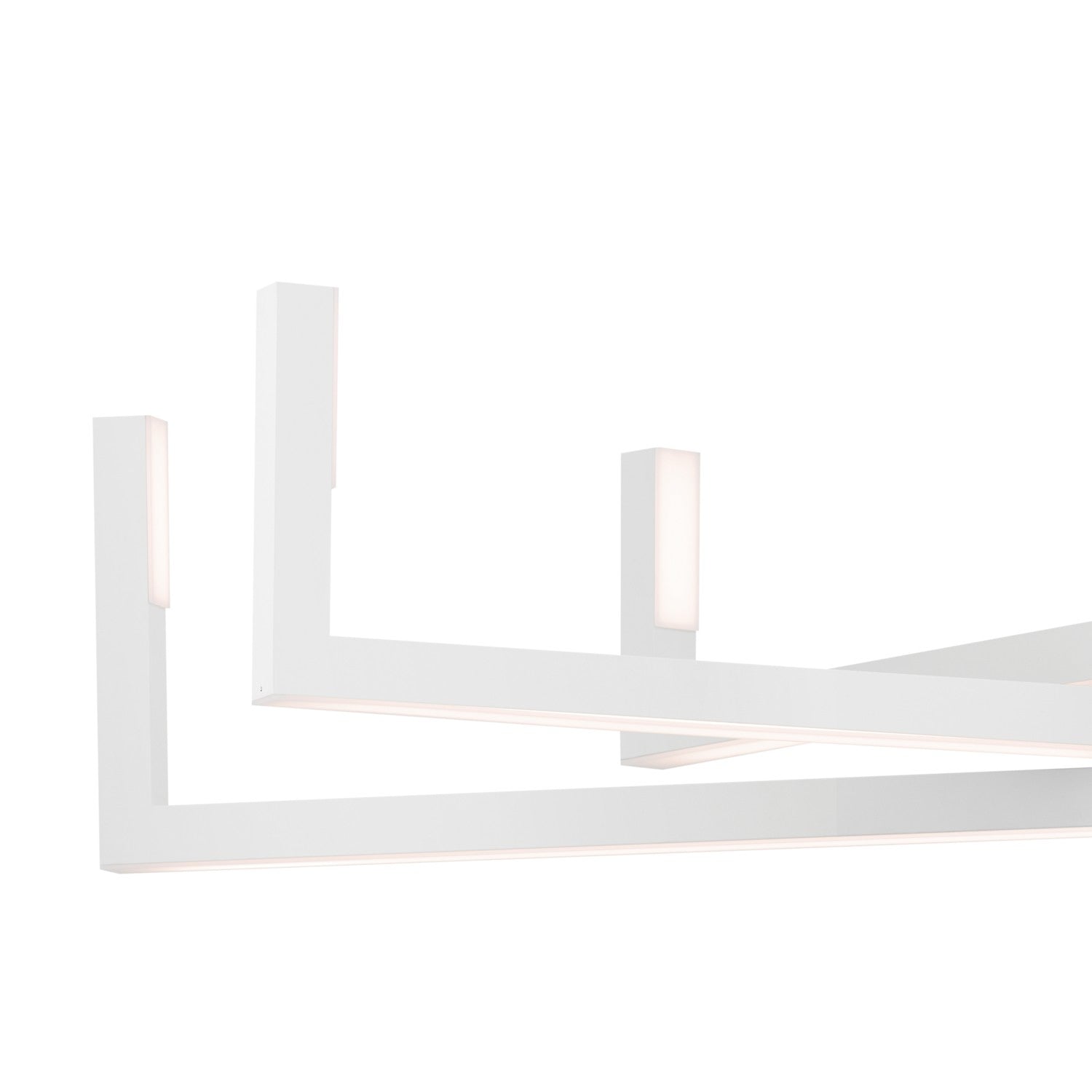 KICHLER 84328WH Priam 43.75 Inch 6 Light Led Chandelier In White