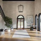 KICHLER 43499BK Abbotswell 49 Inch 16 Light Foyer Pendant In Black