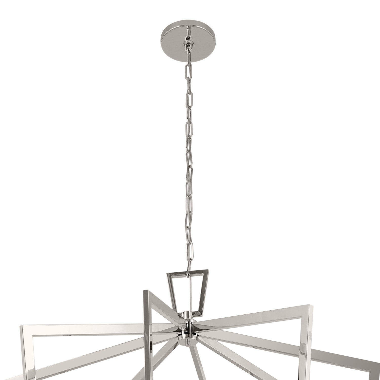 KICHLER 43499PN Abbotswell 49 Inch 16 Light Foyer Pendant In Polished Nickel