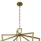 KICHLER 43499NBR Abbotswell 49 Inch 16 Light Foyer Pendant In Natural Brass