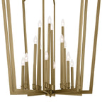 KICHLER 43499NBR Abbotswell 49 Inch 16 Light Foyer Pendant In Natural Brass