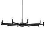 KICHLER 52613BK Erzo 48" 10 Light Chandelier In Black