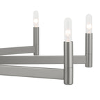 KICHLER 52613SN Erzo 48" 10 Light Chandelier In Satin Nickel