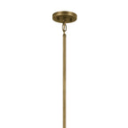 KICHLER 52613NBR Erzo 48" 10 Light Chandelier In Natural Brass