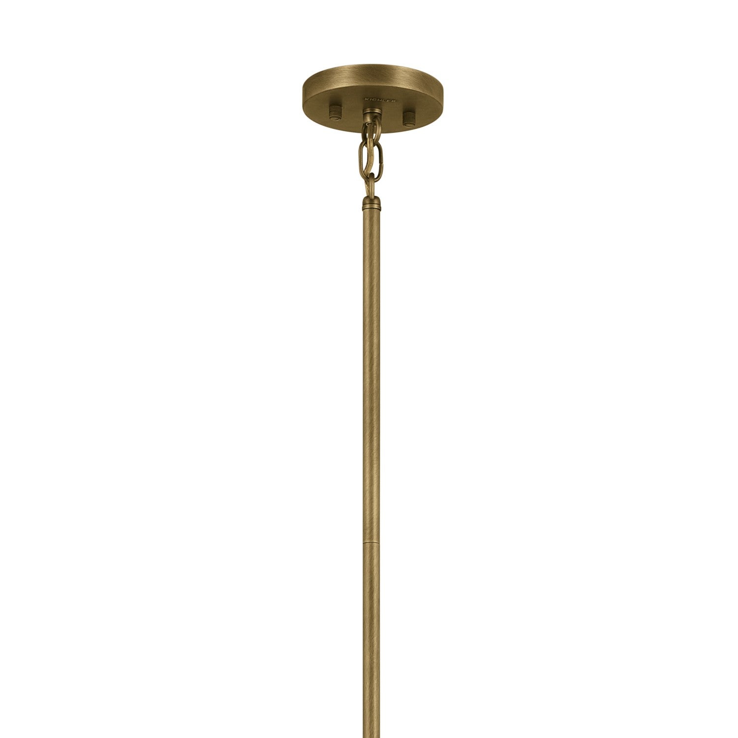 KICHLER 52613NBR Erzo 48" 10 Light Chandelier In Natural Brass