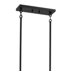 KICHLER 52614BK Erzo 50" 10 Light Linear Chandelier In Black