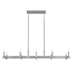 KICHLER 52614SN Erzo 50" 10 Light Linear Chandelier In Satin Nickel