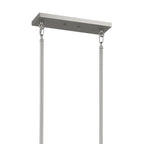 KICHLER 52614SN Erzo 50" 10 Light Linear Chandelier In Satin Nickel