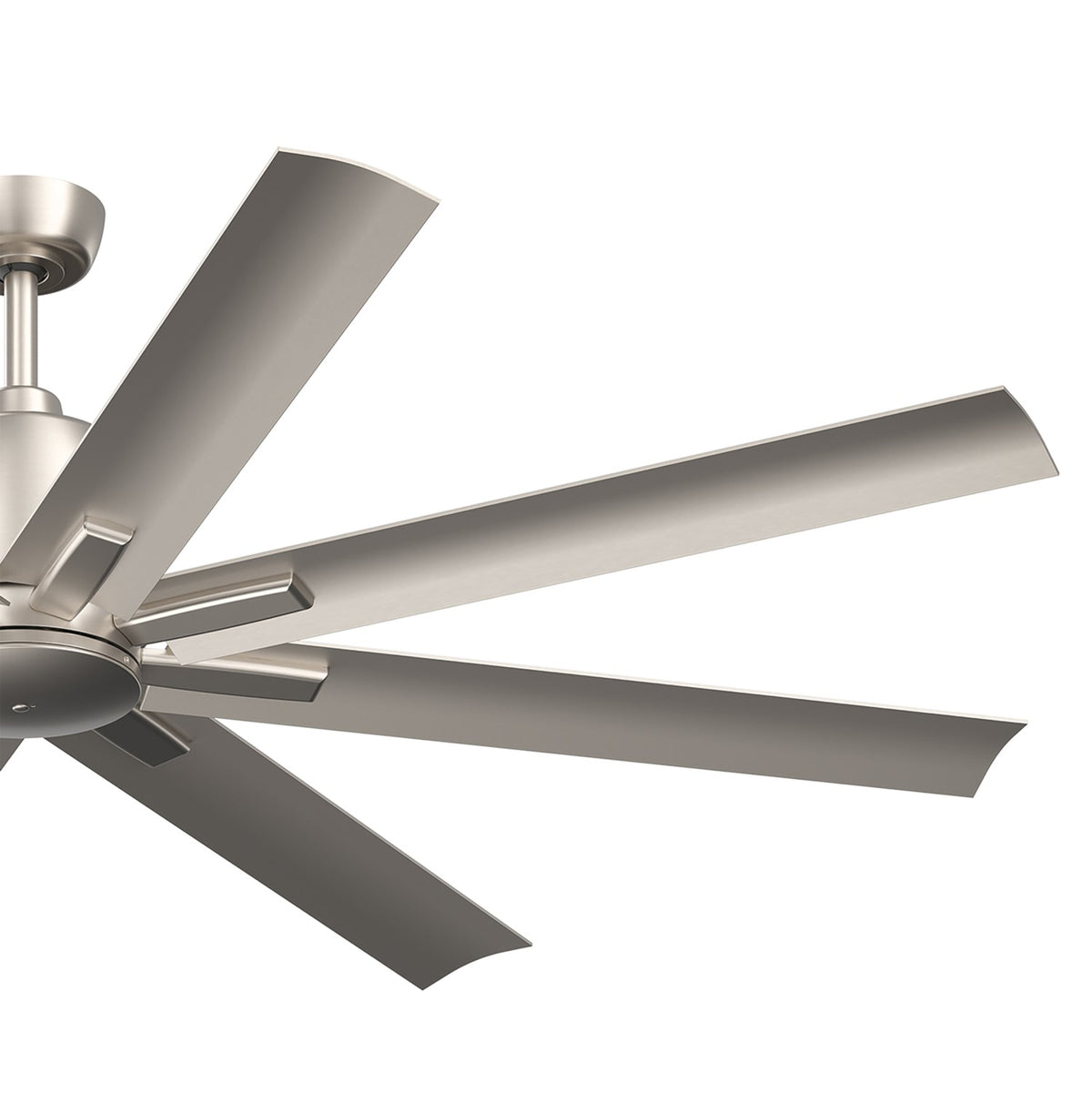 KICHLER 310265NI 65 Inch Breda 8 Blade Ceiling Fan In Brushed Nickel With Brushed Nickel Blades