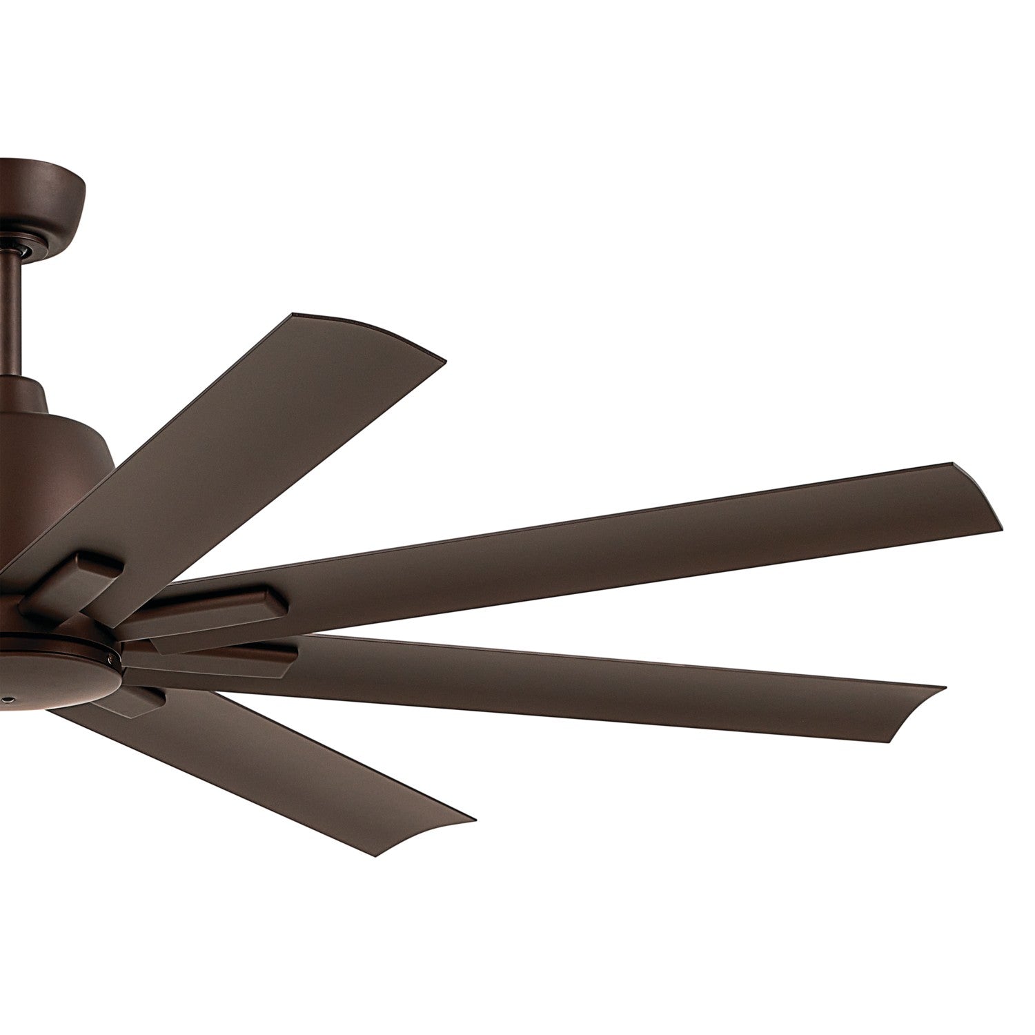 KICHLER 310265SNB 65 Inch Breda 8 Blade Ceiling Fan In Satin Natural Bronze With Satin Natural Bronze Blades