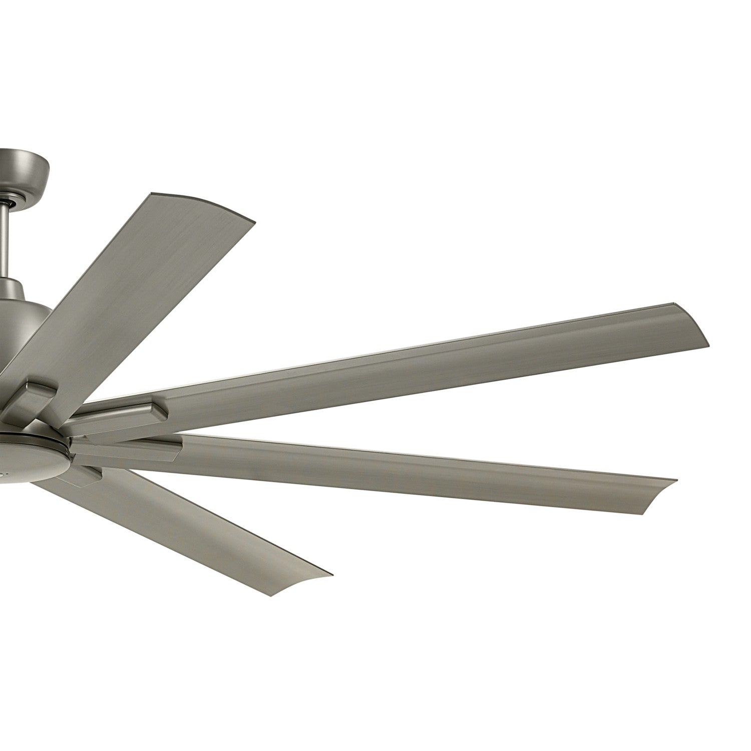 KICHLER 310275NI 75 Inch Breda 8 Blade Ceiling Fan In Brushed Nickel With Brushed Nickel Blades