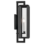 KICHLER 59133BKT Kroft 24 Inch 2 Light Outdoor Wall Light With Clear Glass In Textured Black