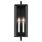 KICHLER 59132BKT Kroft 20.5 Inch 2 Light Outdoor Wall Light With Clear Glass In Textured Black
