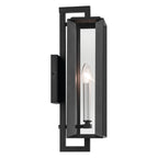 KICHLER 59132BKT Kroft 20.5 Inch 2 Light Outdoor Wall Light With Clear Glass In Textured Black