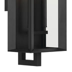 KICHLER 59134BKT Kroft 28 Inch 2 Light Outdoor Wall Light With Clear Glass In Textured Black