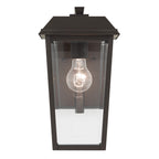 KICHLER 59118OZ Mathus 13 Inch 1 Light Outdoor Wall Light With Clear Glass In Olde Bronze