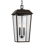 KICHLER 59122OZ Mathus 22 Inch 2 Light Outdoor Pendant With Clear Glass In Olde Bronze