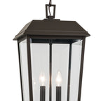 KICHLER 59122OZ Mathus 22 Inch 2 Light Outdoor Pendant With Clear Glass In Olde Bronze