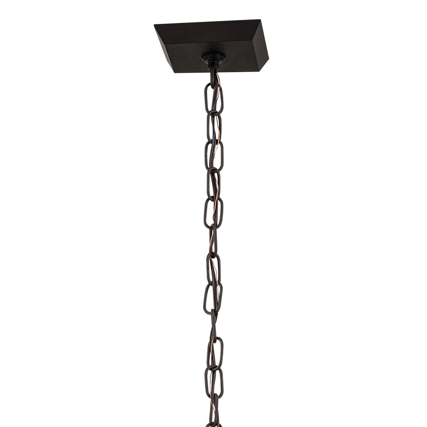 KICHLER 59122OZ Mathus 22 Inch 2 Light Outdoor Pendant With Clear Glass In Olde Bronze