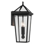 KICHLER 59126BKT Regence 19.25 Inch 2 Light Outdoor Wall Light With Clear Glass In Textured Black