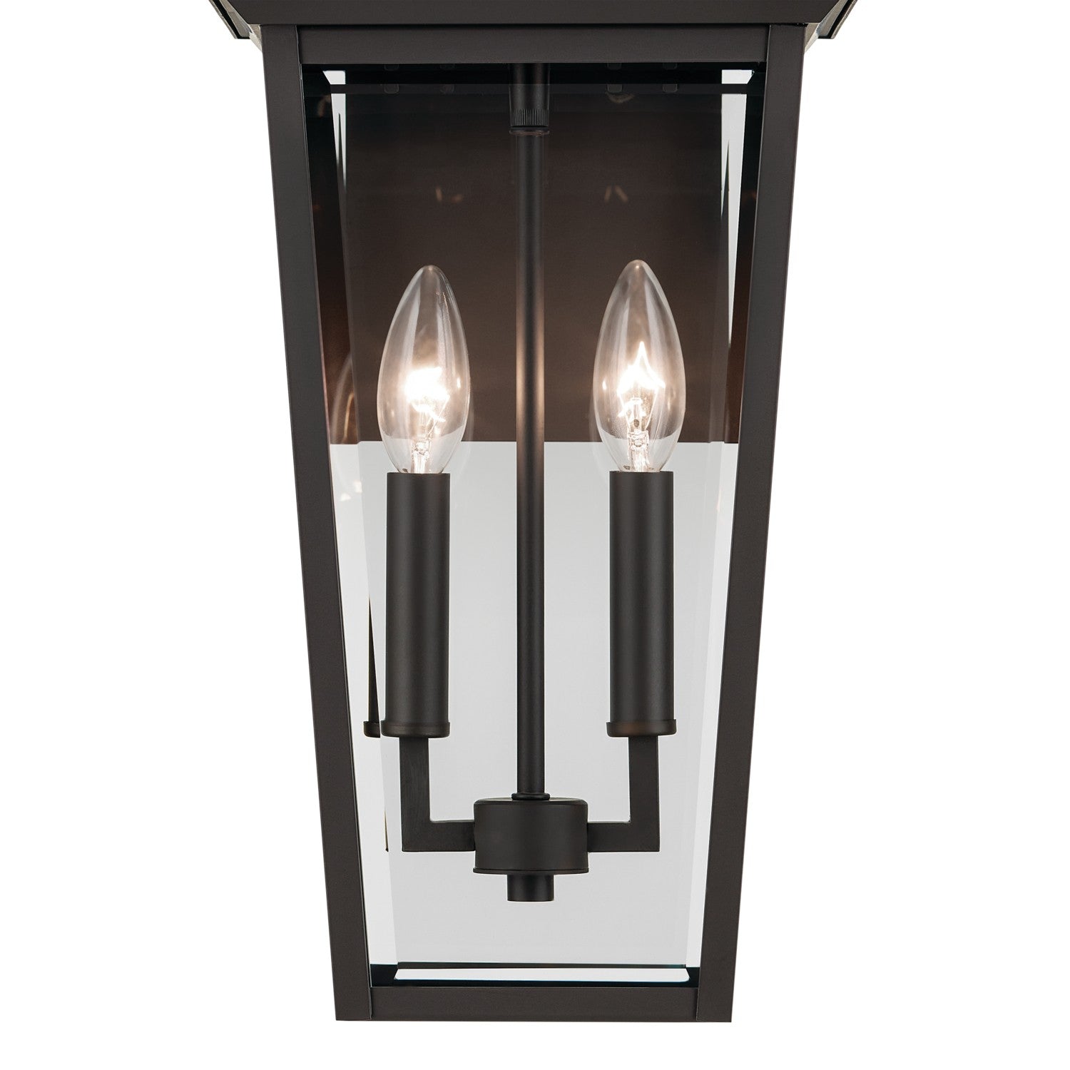 KICHLER 59126OZ Regence 19.25 Inch 2 Light Outdoor Wall Light With Clear Glass In Olde Bronze