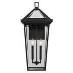 KICHLER 59127BKT Regence 26 Inch 2 Light Outdoor Wall Light With Clear Glass In Textured Black
