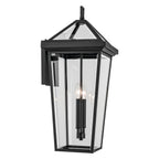 KICHLER 59127BKT Regence 26 Inch 2 Light Outdoor Wall Light With Clear Glass In Textured Black
