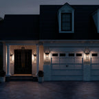 KICHLER 59127BKT Regence 26 Inch 2 Light Outdoor Wall Light With Clear Glass In Textured Black