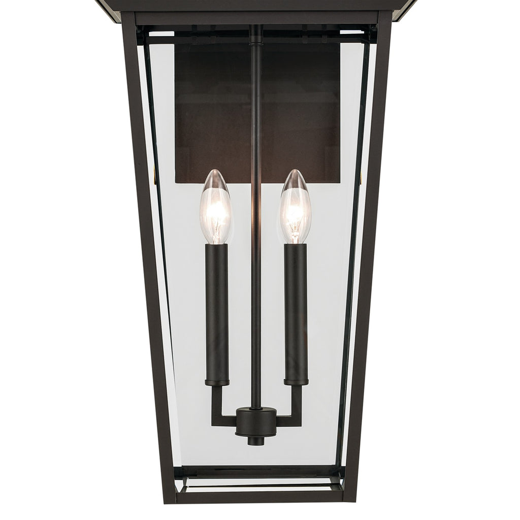 KICHLER 59127OZ Regence 26 Inch 2 Light Outdoor Wall Light With Clear Glass In Olde Bronze