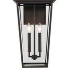 KICHLER 59127OZ Regence 26 Inch 2 Light Outdoor Wall Light With Clear Glass In Olde Bronze
