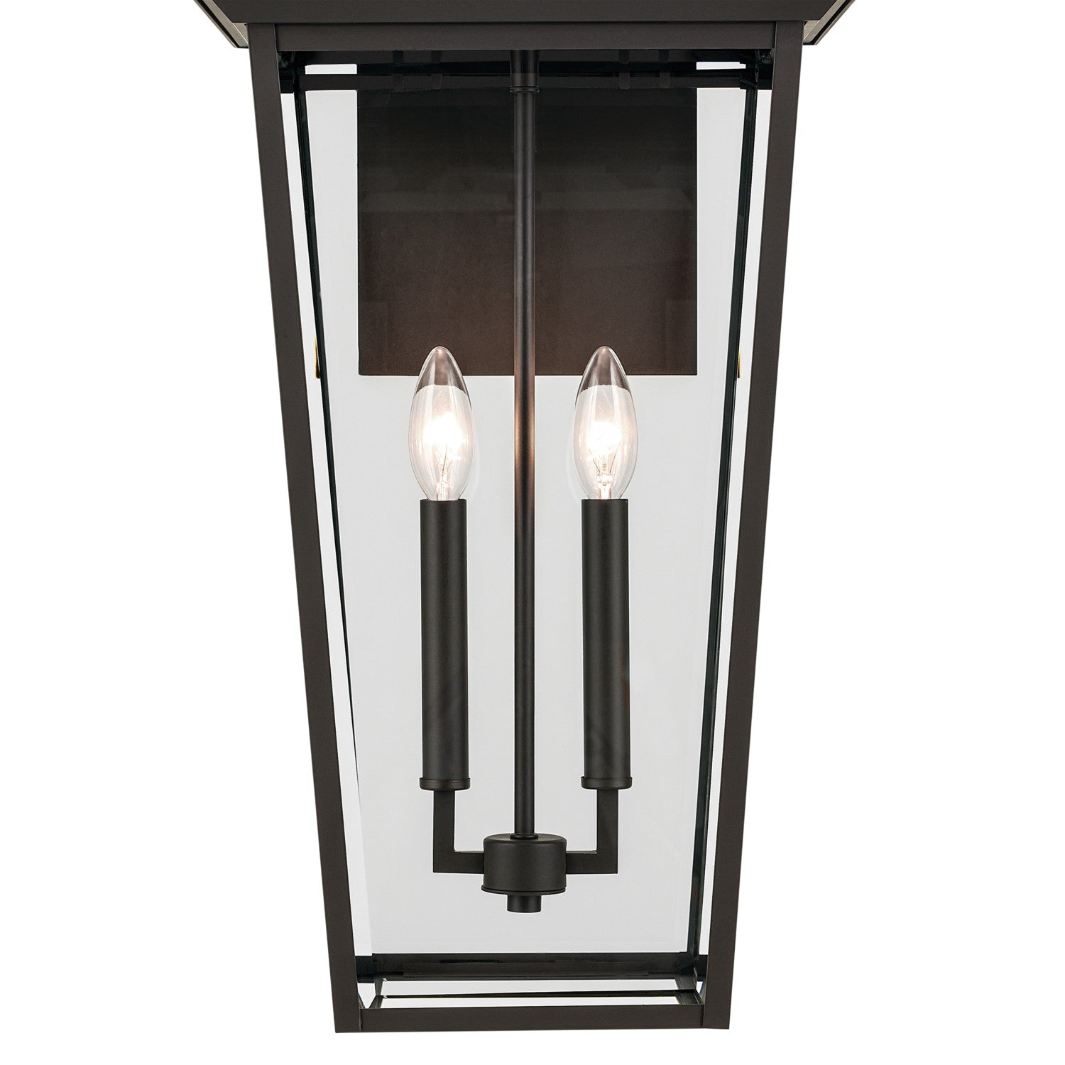 KICHLER 59127OZ Regence 26 Inch 2 Light Outdoor Wall Light With Clear Glass In Olde Bronze