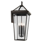 KICHLER 59128OZ Regence 30.25 Inch 4 Light Outdoor Wall Light With Clear Glass In Olde Bronze