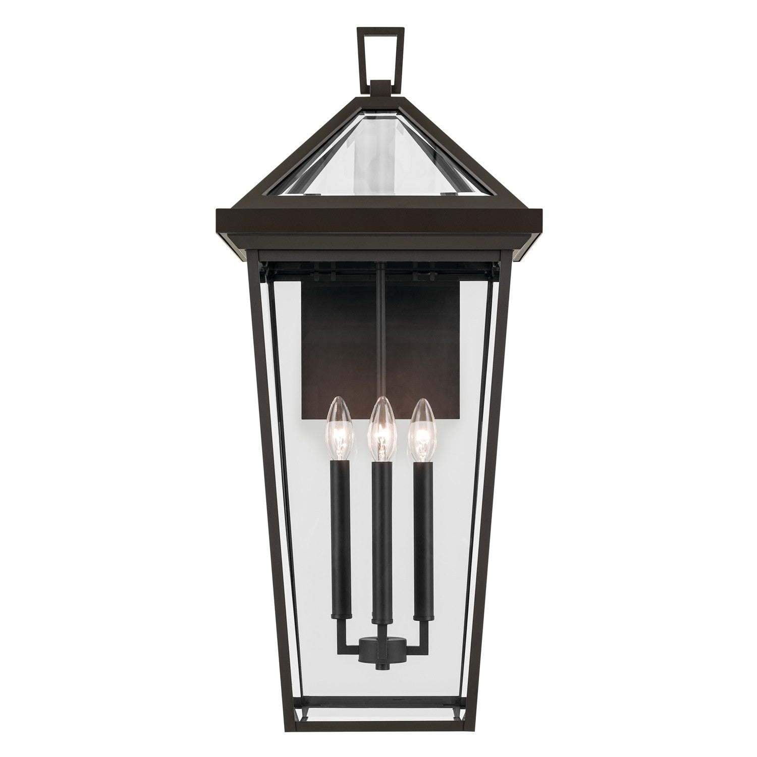 KICHLER 59128OZ Regence 30.25 Inch 4 Light Outdoor Wall Light With Clear Glass In Olde Bronze