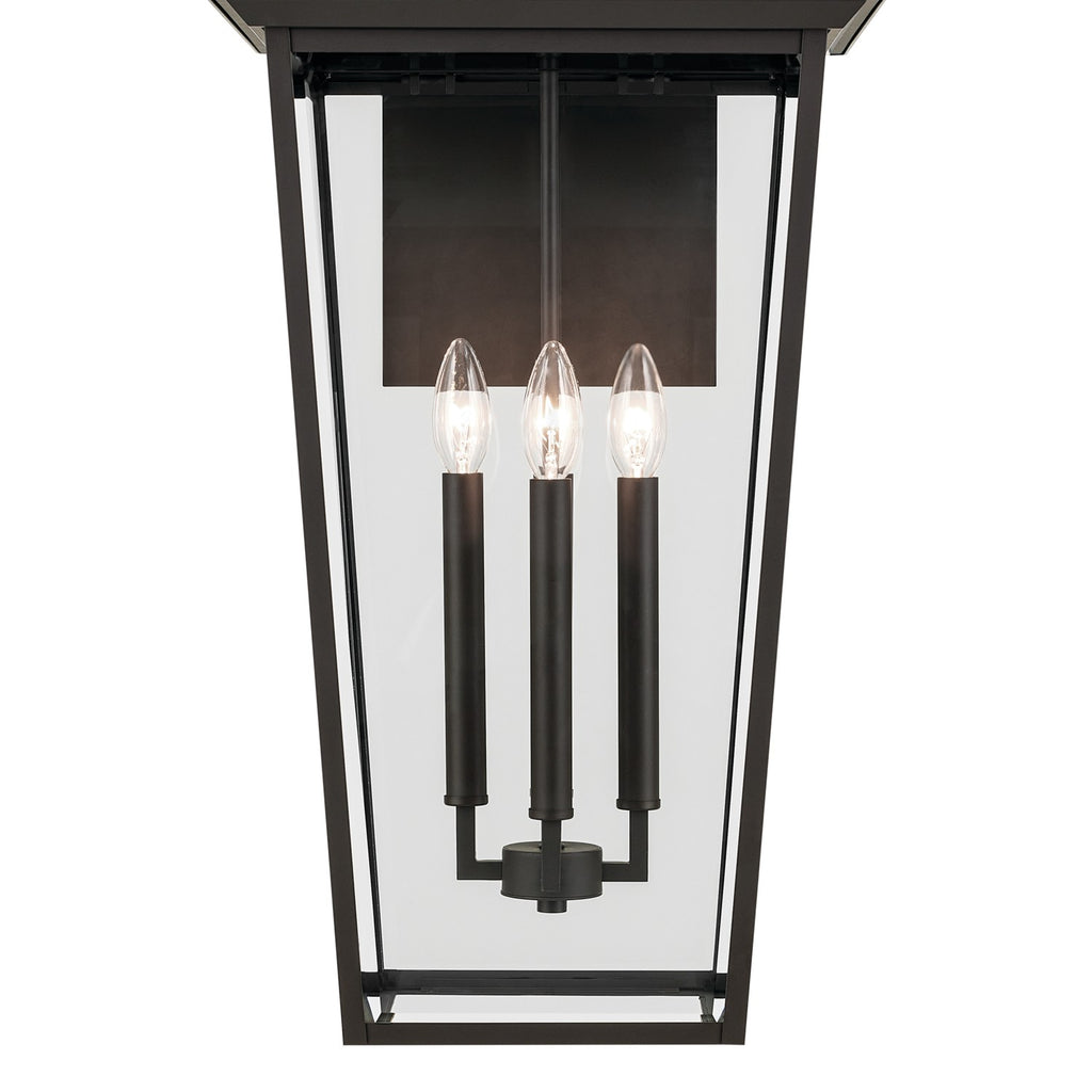 KICHLER 59128OZ Regence 30.25 Inch 4 Light Outdoor Wall Light With Clear Glass In Olde Bronze