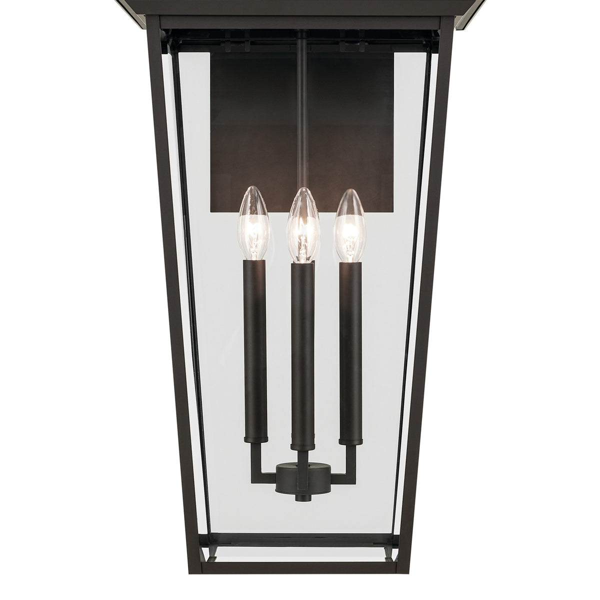 KICHLER 59128OZ Regence 30.25 Inch 4 Light Outdoor Wall Light With Clear Glass In Olde Bronze