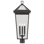 KICHLER 59129OZ Regence 28.75 Inch 3 Light Outdoor Post Light With Clear Glass In Olde Bronze