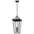 KICHLER 59130BKT Regence 26 Inch 2 Light Outdoor Pendant With Clear Glass In Textured Black