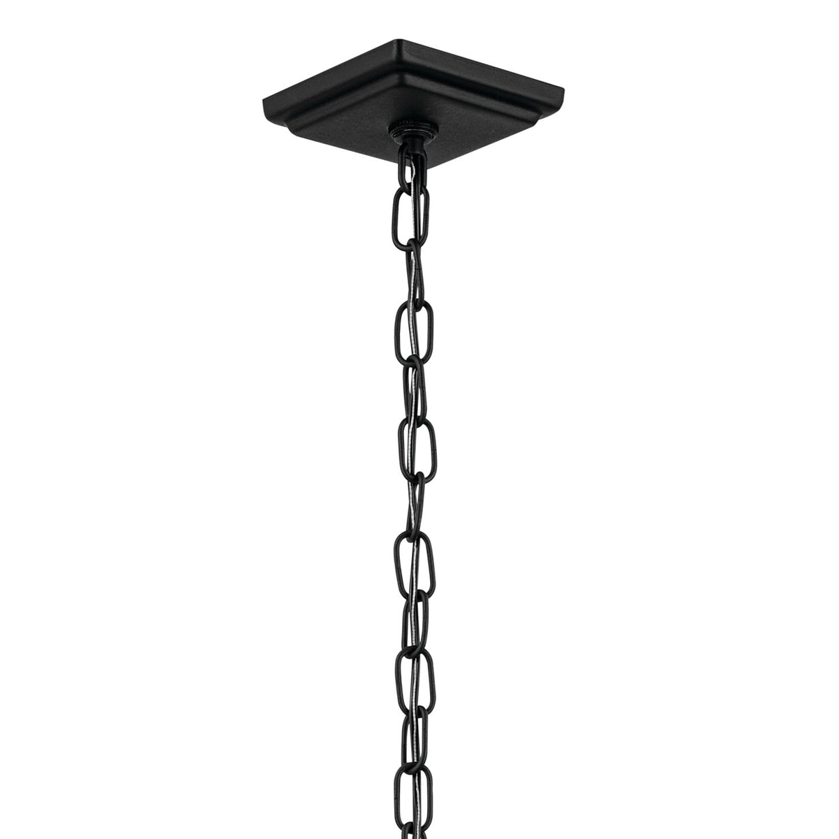 KICHLER 59130BKT Regence 26 Inch 2 Light Outdoor Pendant With Clear Glass In Textured Black