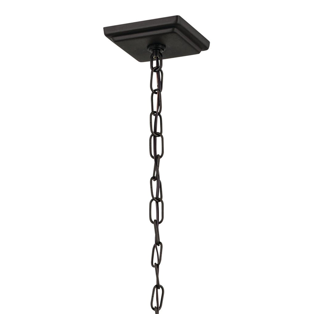 KICHLER 59130OZ Regence 26 Inch 2 Light Outdoor Pendant With Clear Glass In Olde Bronze