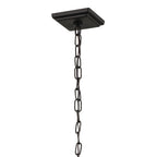 KICHLER 59130OZ Regence 26 Inch 2 Light Outdoor Pendant With Clear Glass In Olde Bronze